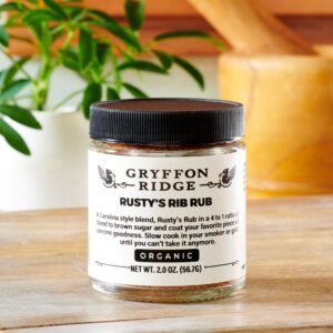 Rusty's Rib Rub ~ Certified Organic